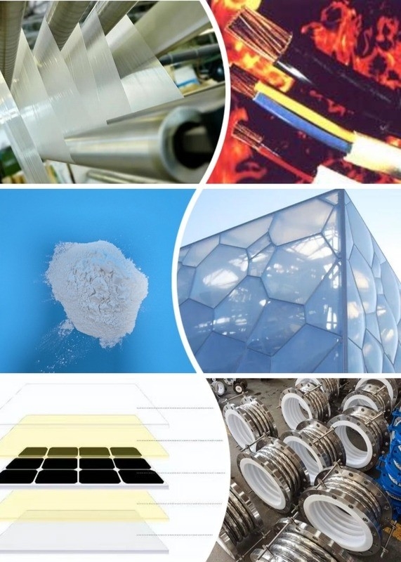 Ультрафиолетоустойчивые прозрачные пеллетки из ETFE гранулы для проволоки обшивки / тонкопленочного сырья
